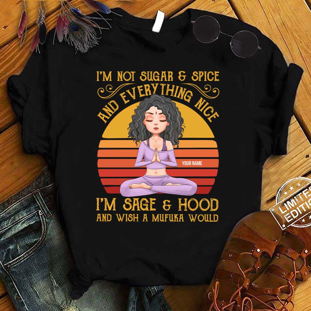 Je suis Sage And Hood - T-shirt et sweat à capuche de yoga personnalisés