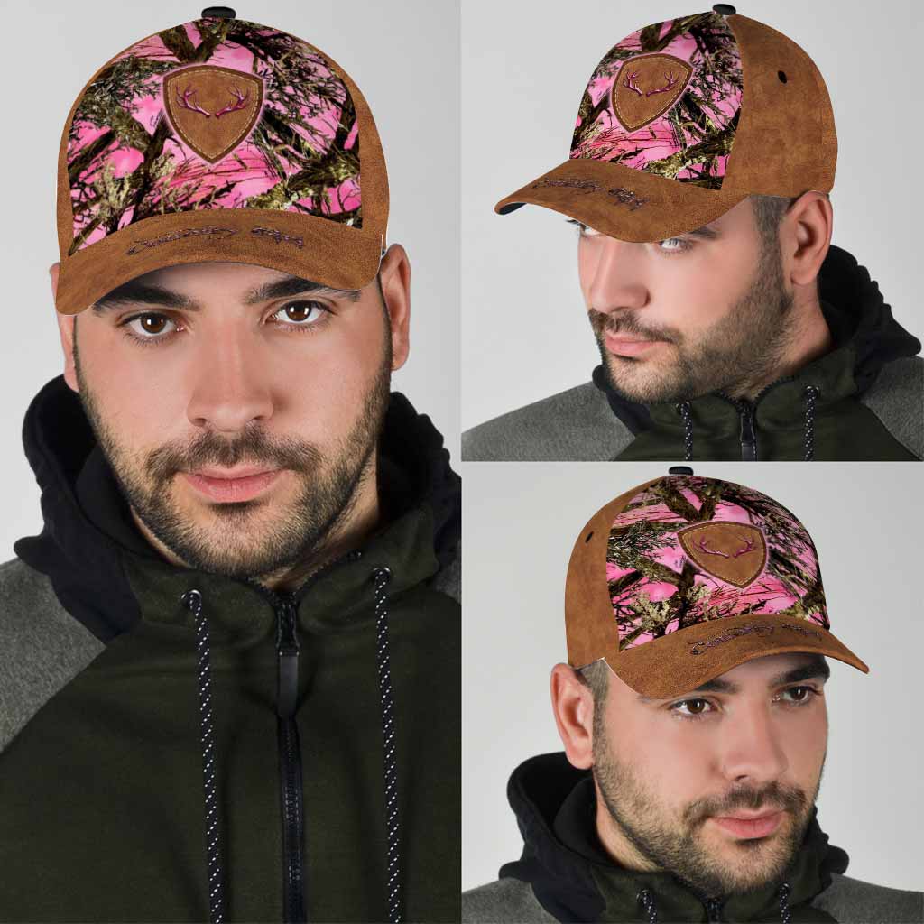 Casquette de chasse avec trous d'aération imprimés