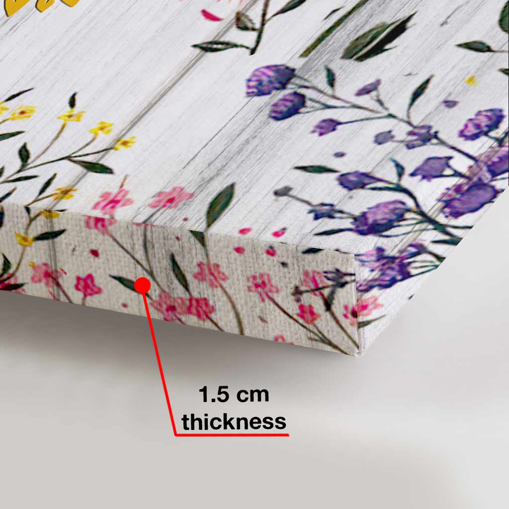 Si les mamans étaient des fleurs - Toile et affiche personnalisées pour maman