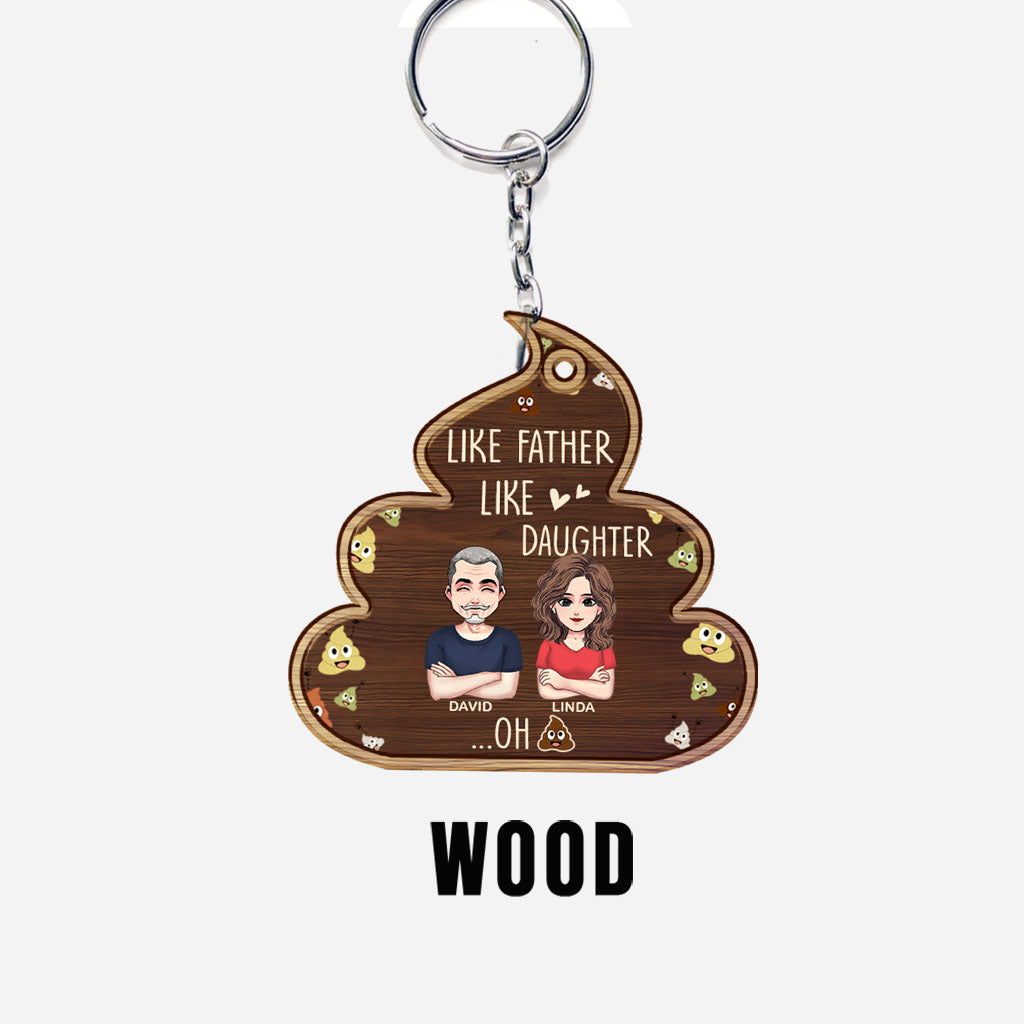 Telle mère, telle fille - Porte-clés personnalisé pour papa