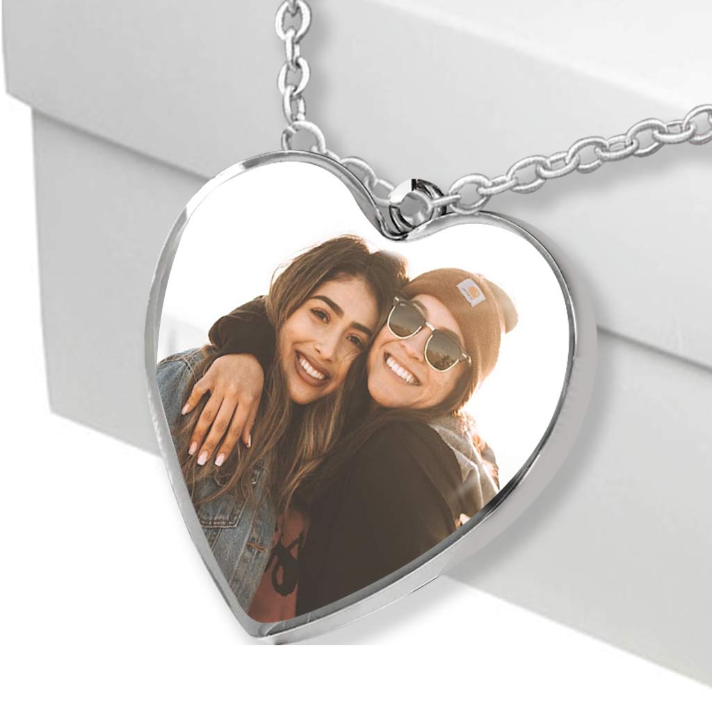 Une personne irremplaçable - Collier pendentif cœur personnalisé pour meilleure amie