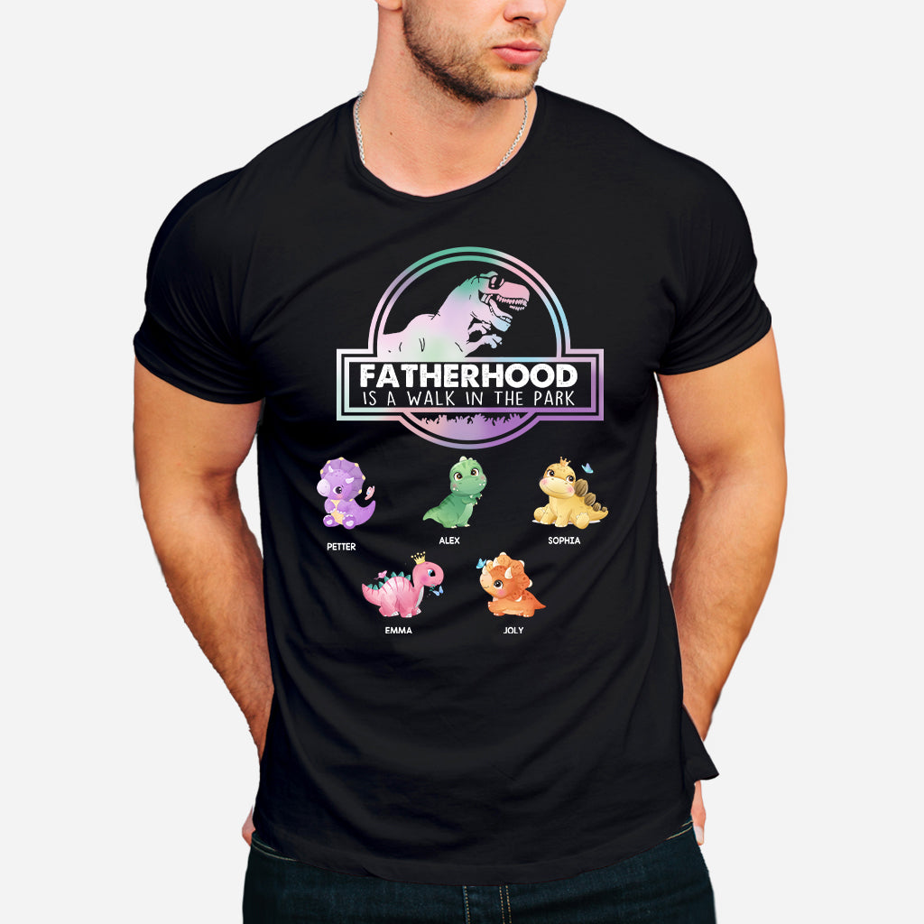 Être père, c'est comme marcher - Cadeau pour papa, grand-père - T-shirt et sweat à capuche personnalisés
