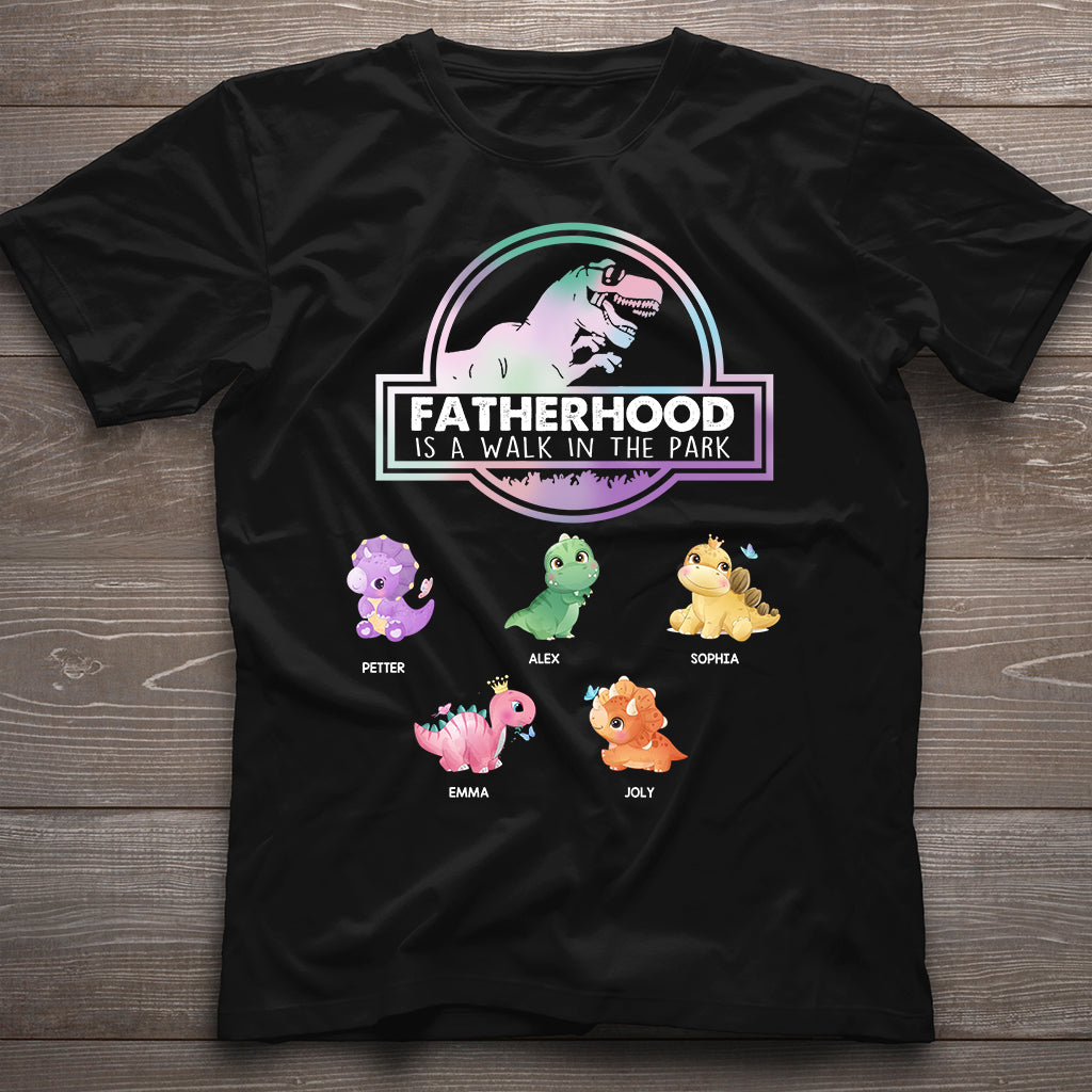Être père, c'est comme marcher - Cadeau pour papa, grand-père - T-shirt et sweat à capuche personnalisés