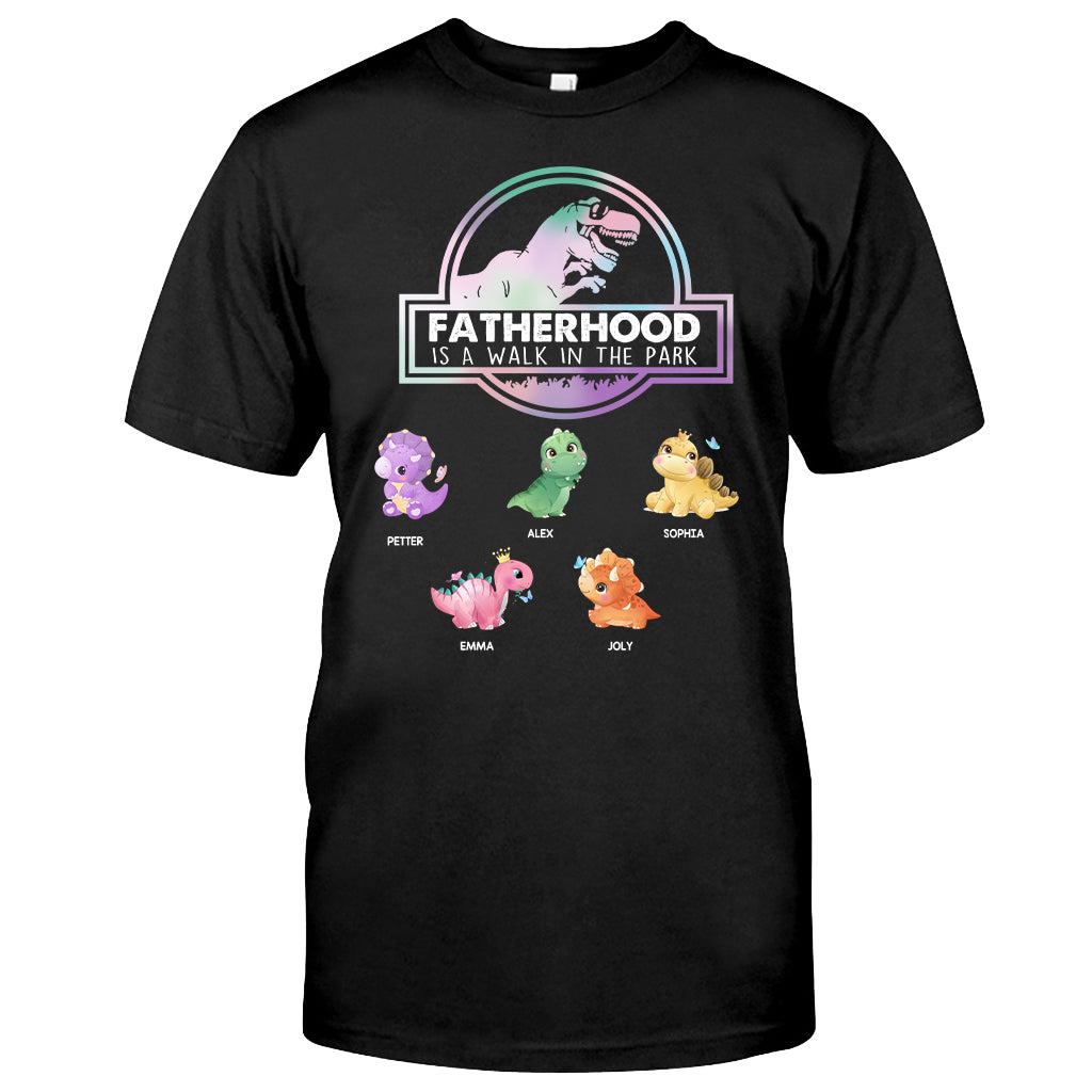 Être père, c'est comme marcher - Cadeau pour papa, grand-père - T-shirt et sweat à capuche personnalisés