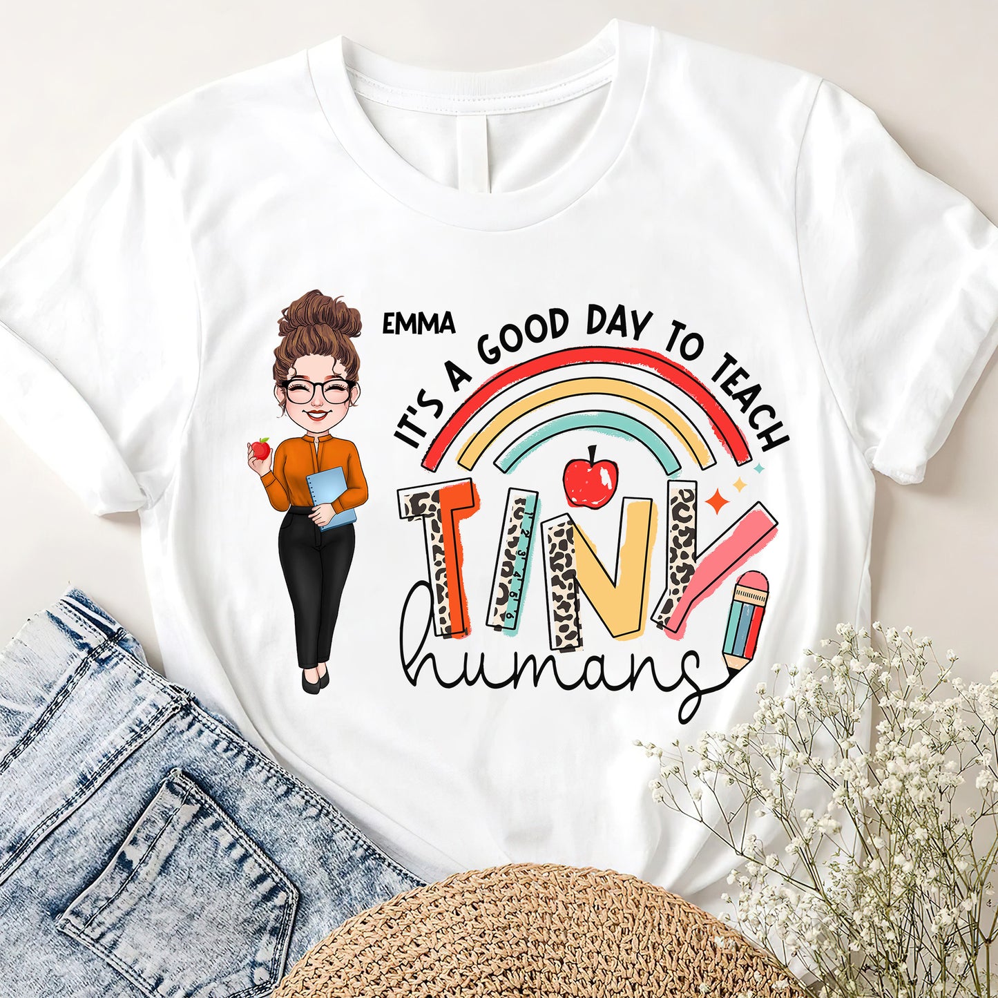 C'est une bonne journée pour enseigner - T-shirt et sweat à capuche personnalisés pour enseignants