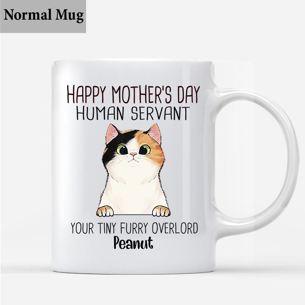Human Servant - Personalized Cat Mug