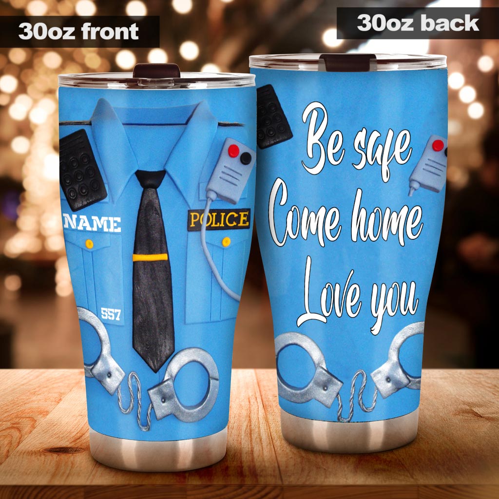 Soyez sains et saufs, rentrez chez vous - Gobelet personnalisé Police