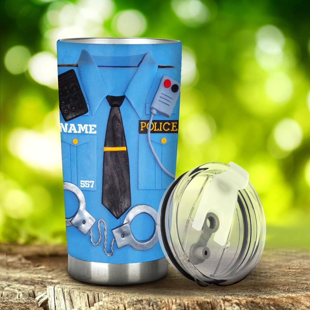 Soyez sains et saufs, rentrez chez vous - Gobelet personnalisé Police