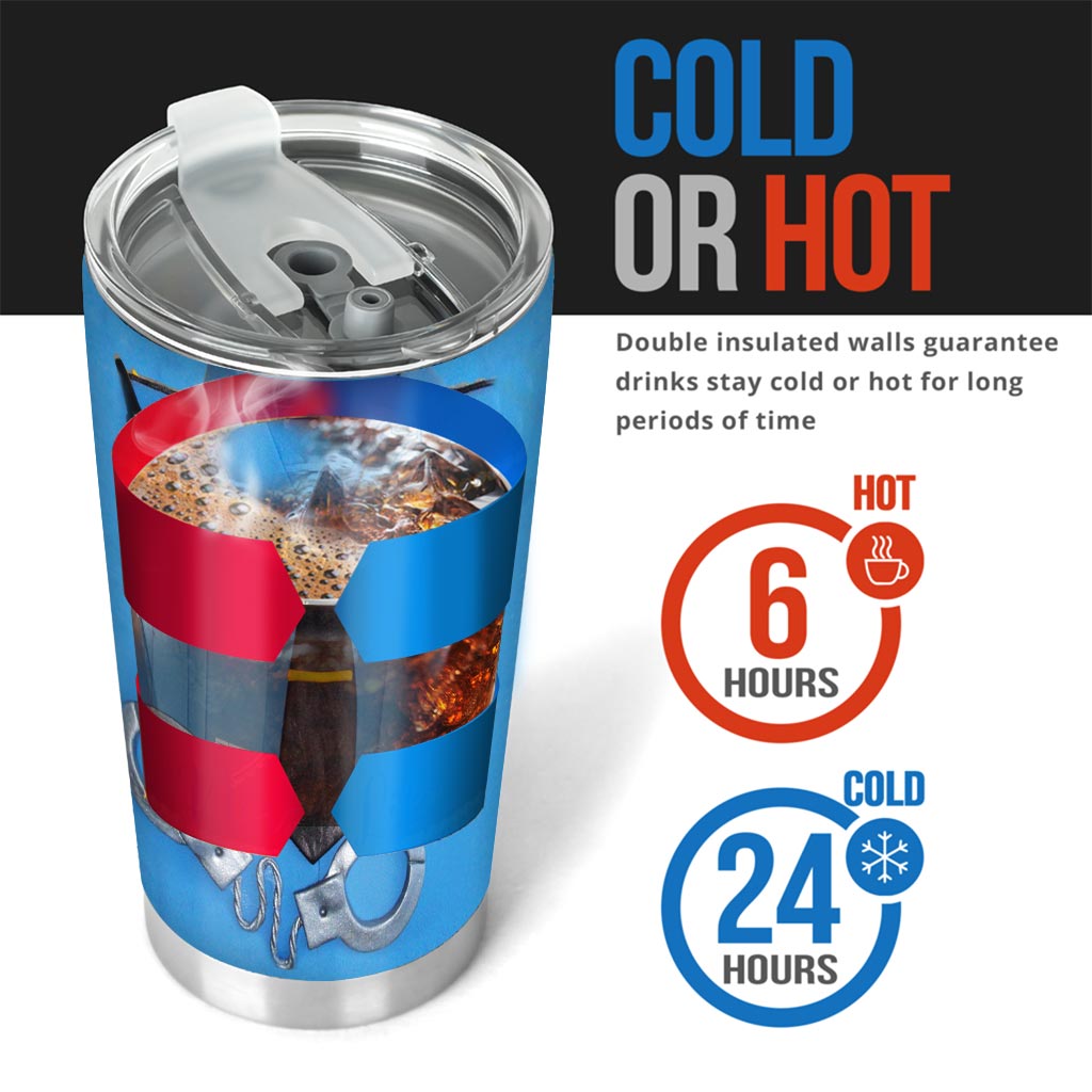 Soyez sains et saufs, rentrez chez vous - Gobelet personnalisé Police