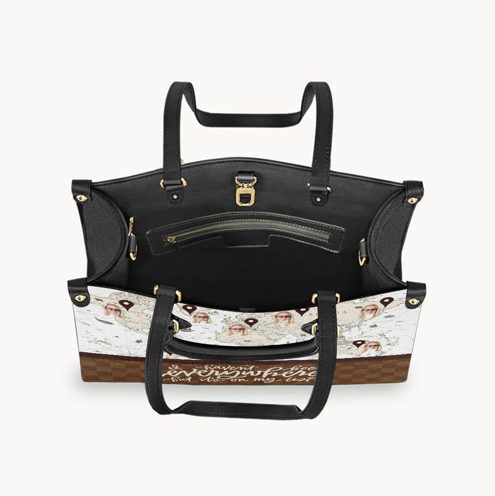 It's On My List - Personalized Travelling Leather Handbag & Luggage Cover