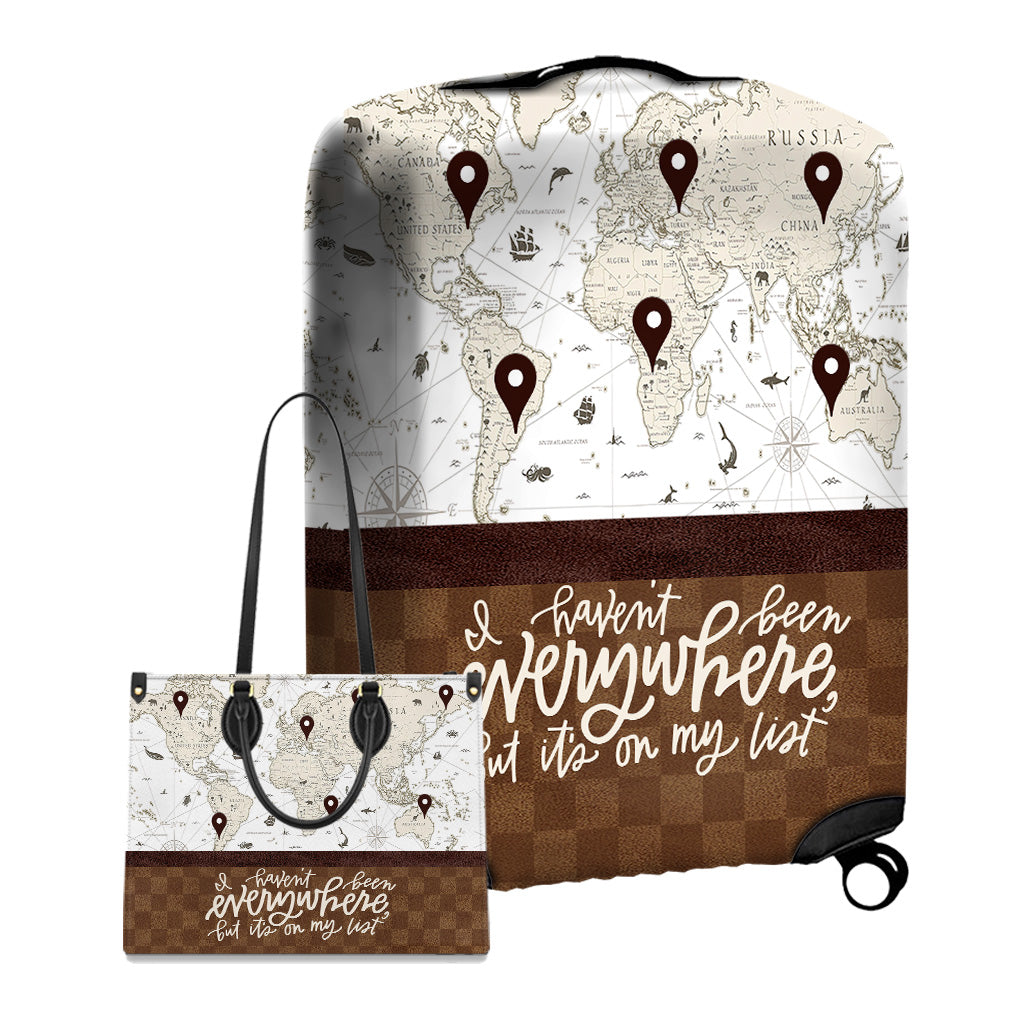 It's On My List - Personalized Travelling Leather Handbag & Luggage Cover