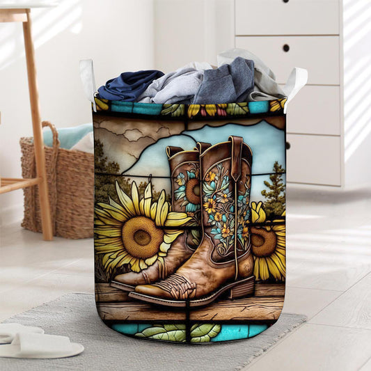 Bottes de campagne vintage pour les amoureux des chevaux - Panier de rangement pour chevaux