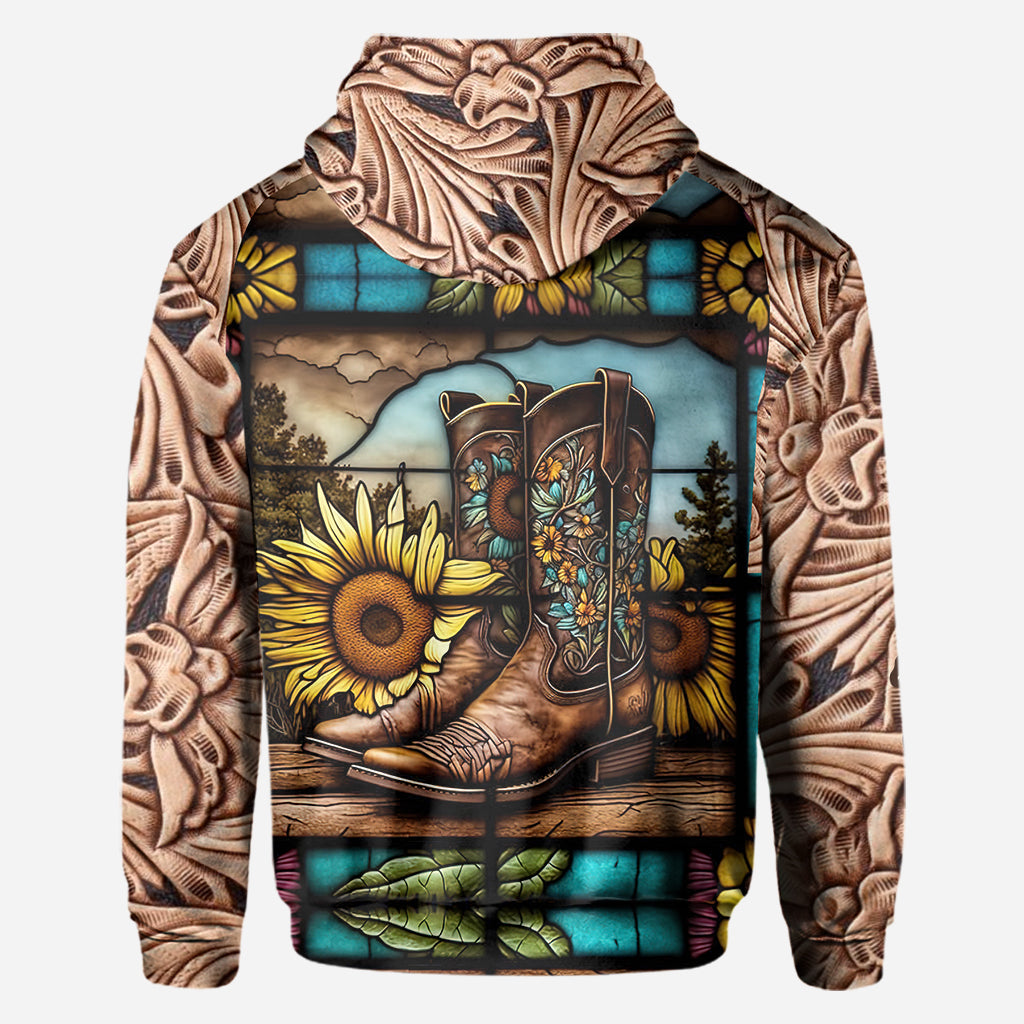 Bottes de campagne vintage pour les amoureux des chevaux - T-shirt personnalisé avec motif de cheval