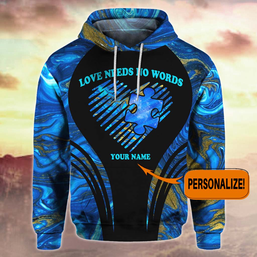 Je porte du bleu - T-shirt et sweat à capuche personnalisés pour la sensibilisation à l'autisme