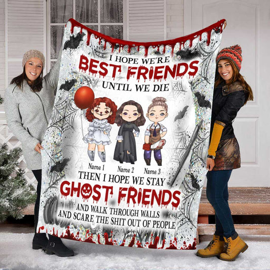 Couverture personnalisée d'Halloween pour meilleures amies Ghost Sisters - Ghost Sisters