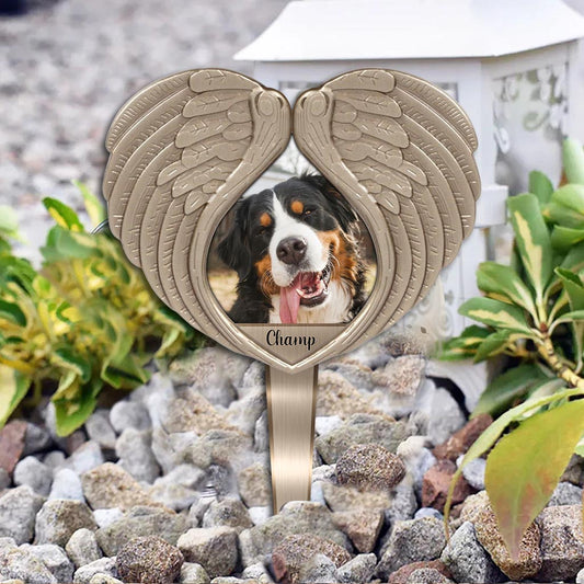 Ne pleure pas pour moi - Plaque décorative personnalisée pour chien à l'effigie de Noël (Impression recto)