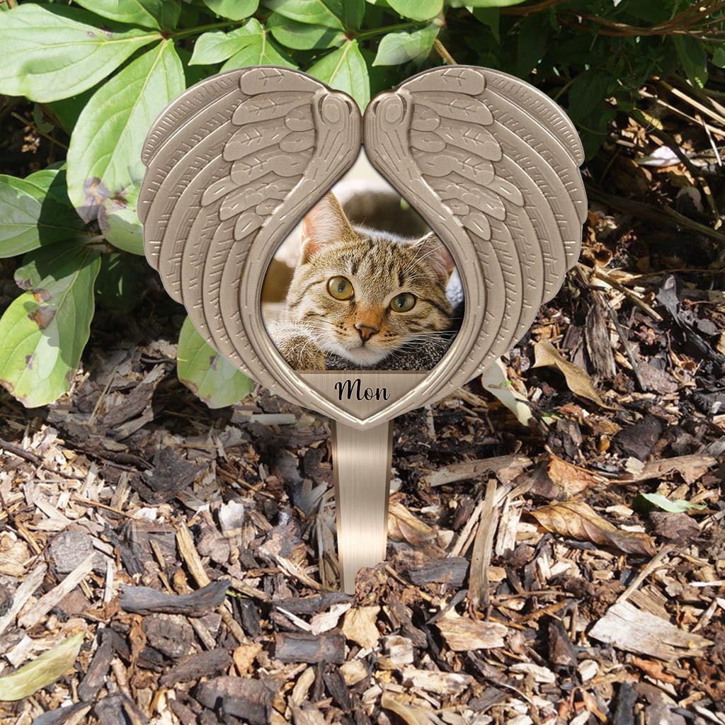 Ne pleure pas pour moi - Plaque décorative personnalisée de Noël avec un chat (Impression recto)