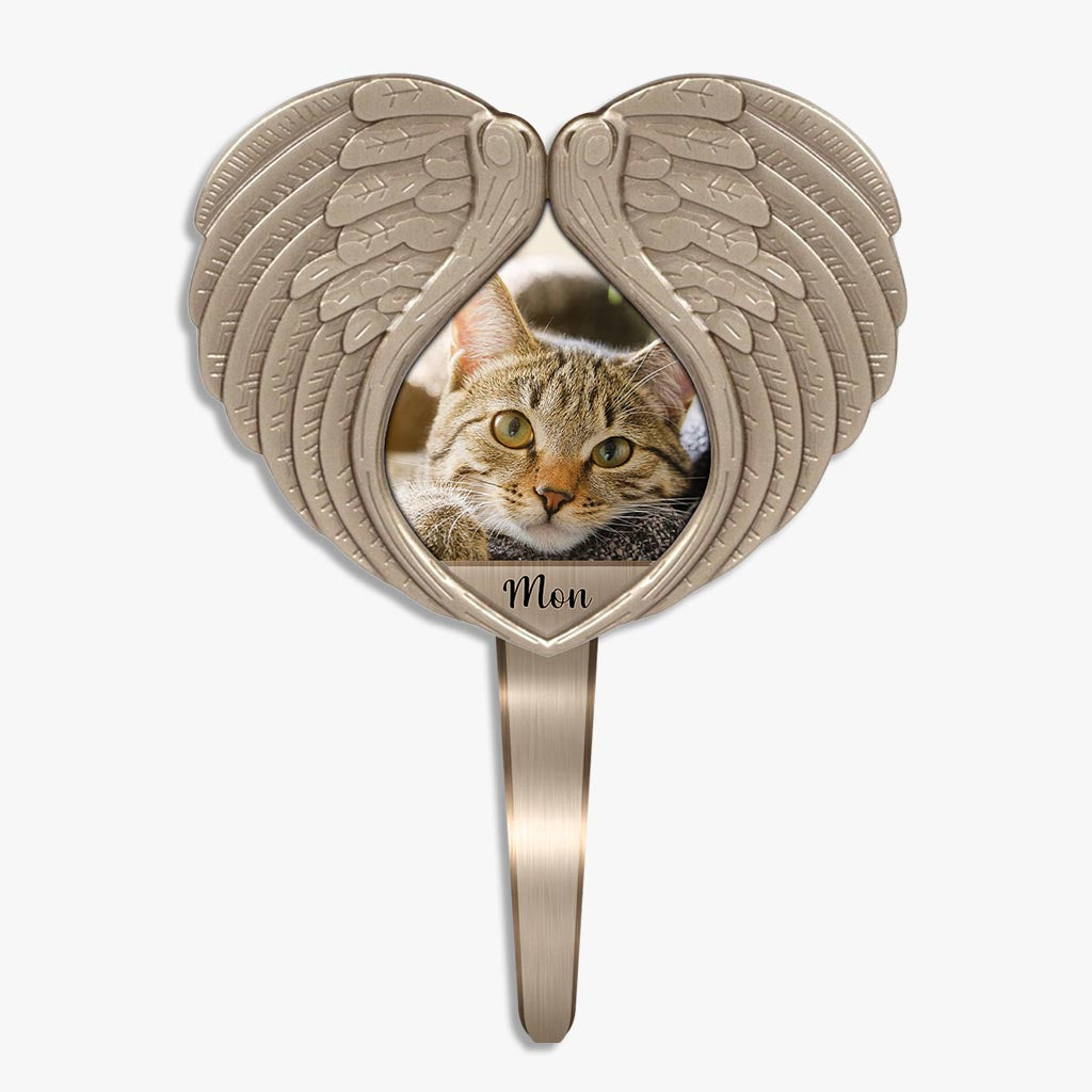 Ne pleure pas pour moi - Plaque décorative personnalisée de Noël avec un chat (Impression recto)