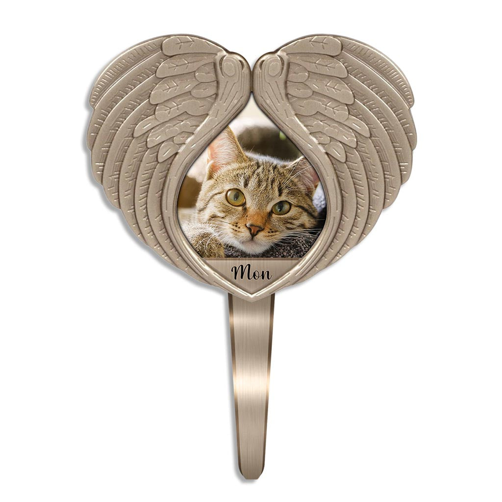 Ne pleure pas pour moi - Plaque décorative personnalisée de Noël avec un chat (Impression recto)