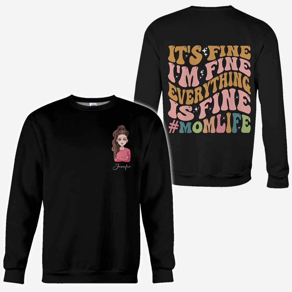 Tout va bien, je vais bien - T-shirt et sweat à capuche personnalisés pour la fête des mères.