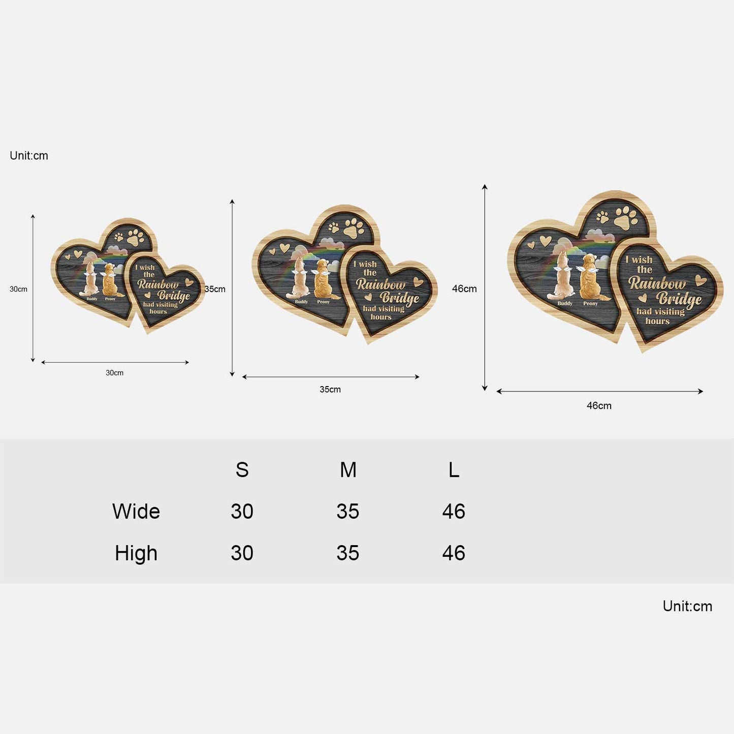 Je te parle encore - Panneau personnalisé en bois de chien
