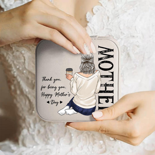 Merci d'être toi - Coffret à bijoux personnalisé pour la fête des mères