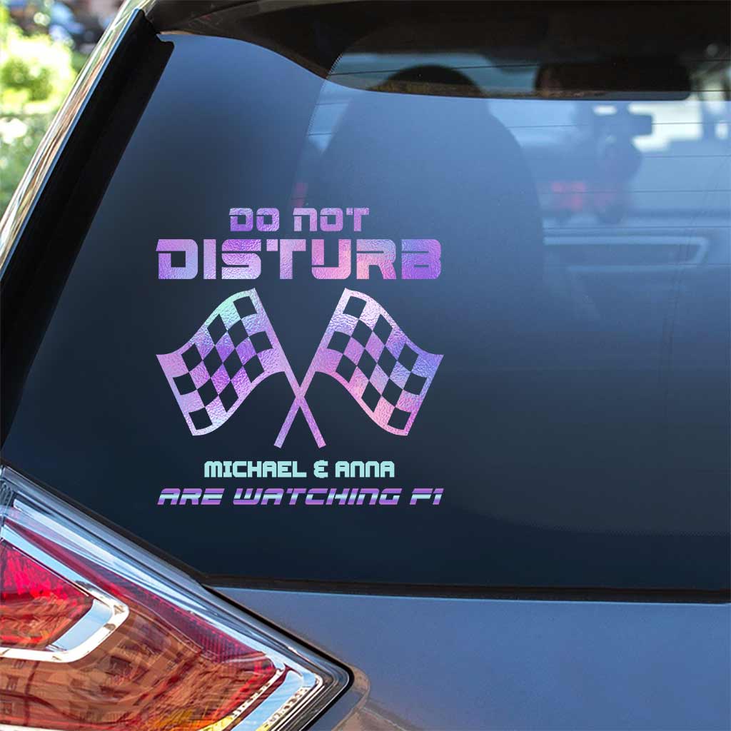 Ne pas déranger - Autocollant de course personnalisé complet