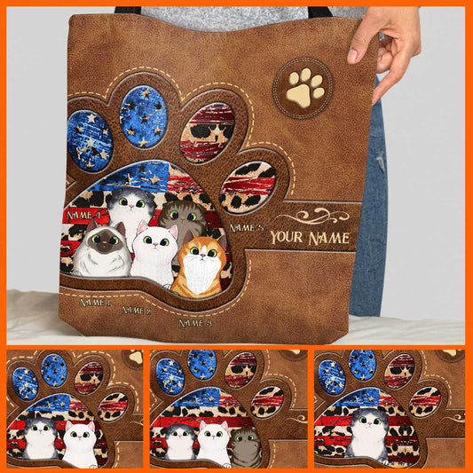 Sac fourre-tout personnalisé « Les chats de juillet » pour la fête de l'Indépendance