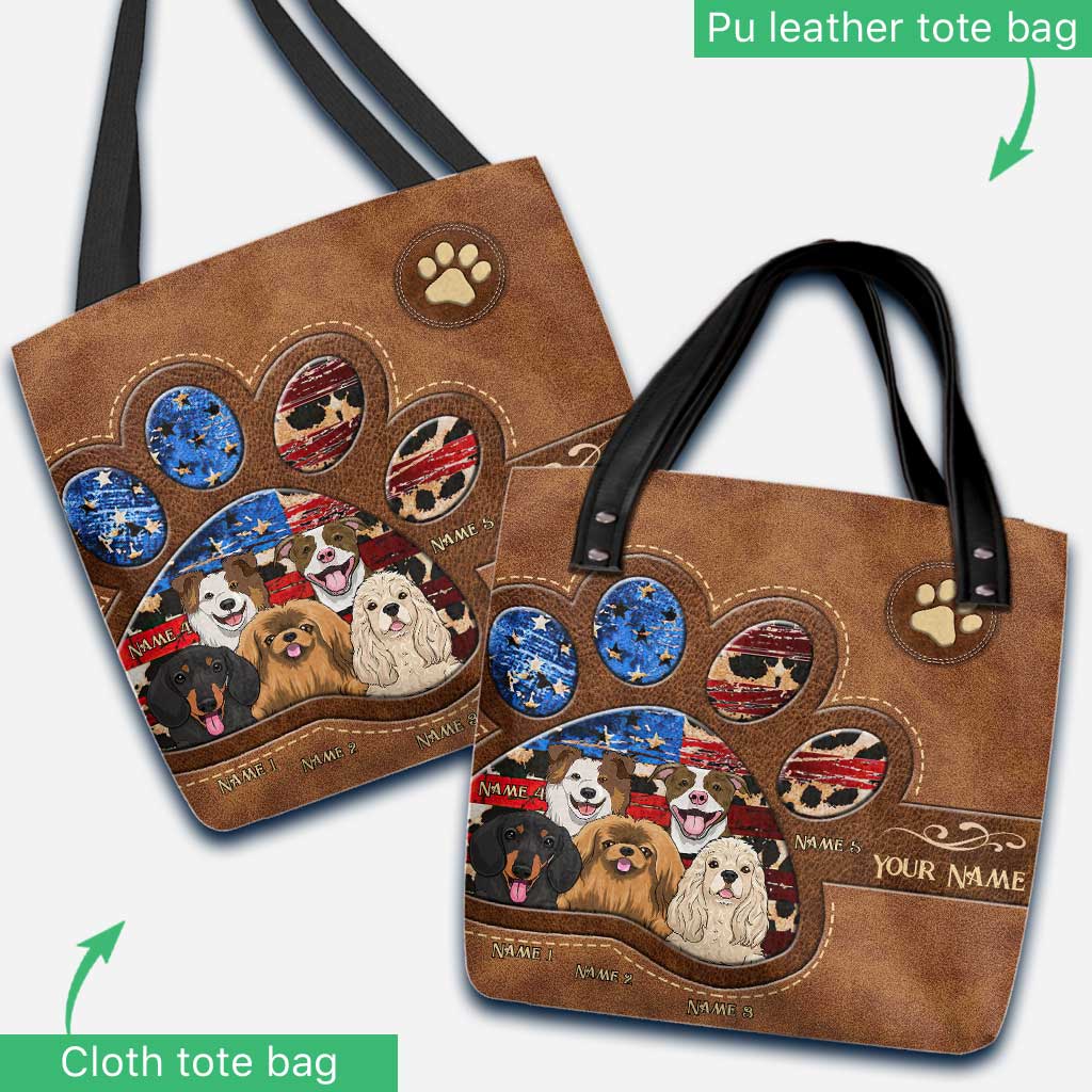 Sac fourre-tout personnalisé « Les chiens de juillet » pour la fête de l'Indépendance