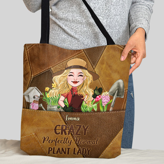 Sac fourre-tout de jardinage personnalisé Perfectly Normal Plant Lady -