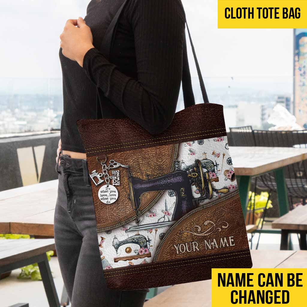 Sewing Is My Therapy Personalized Tote Bag