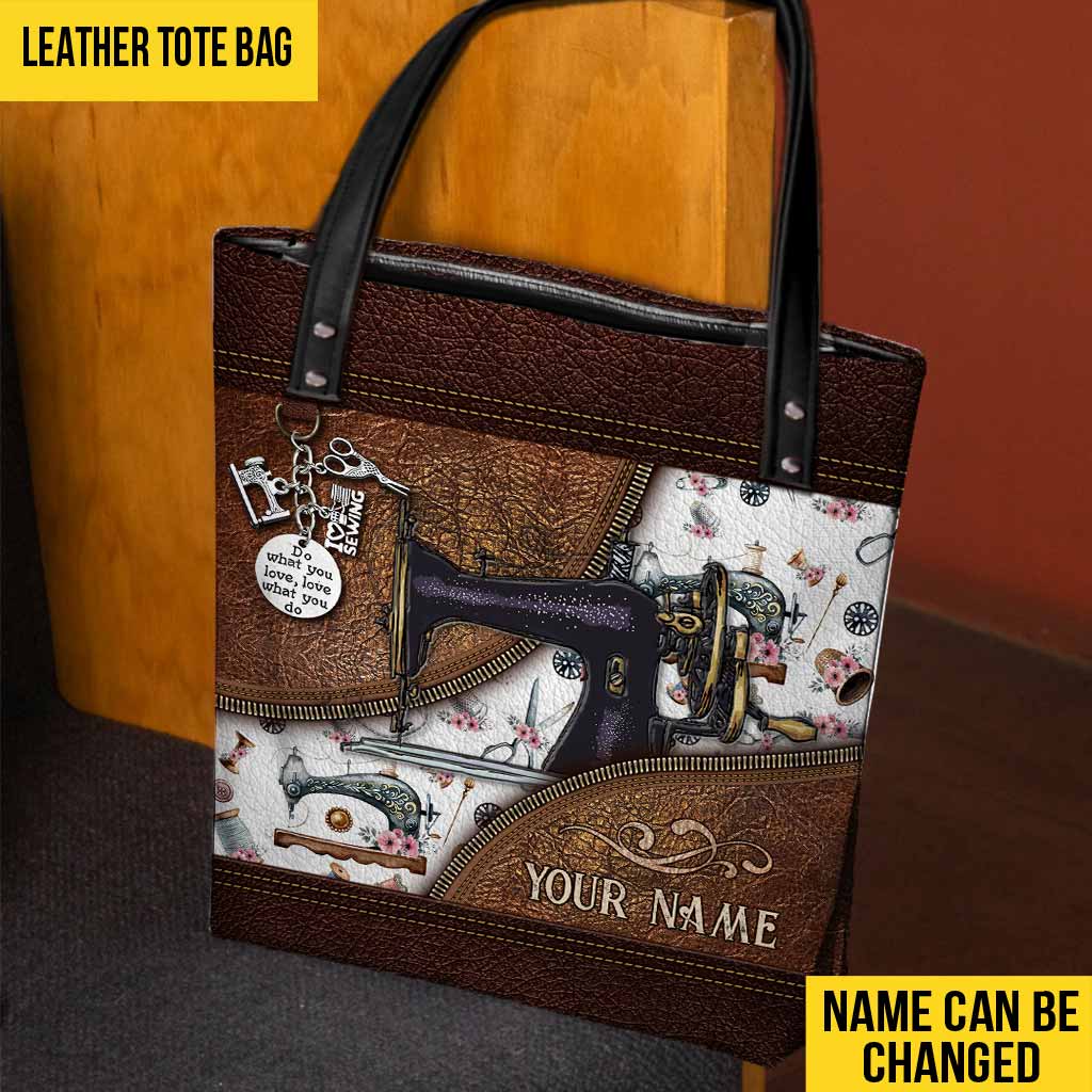 Sewing Is My Therapy Personalized Tote Bag