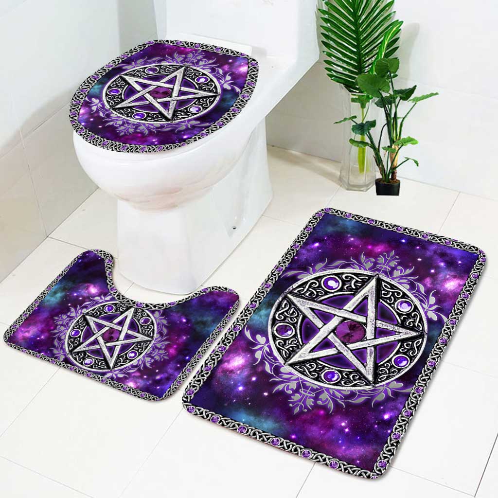Ensemble de 3 tapis de bain « Sorcières violettes »