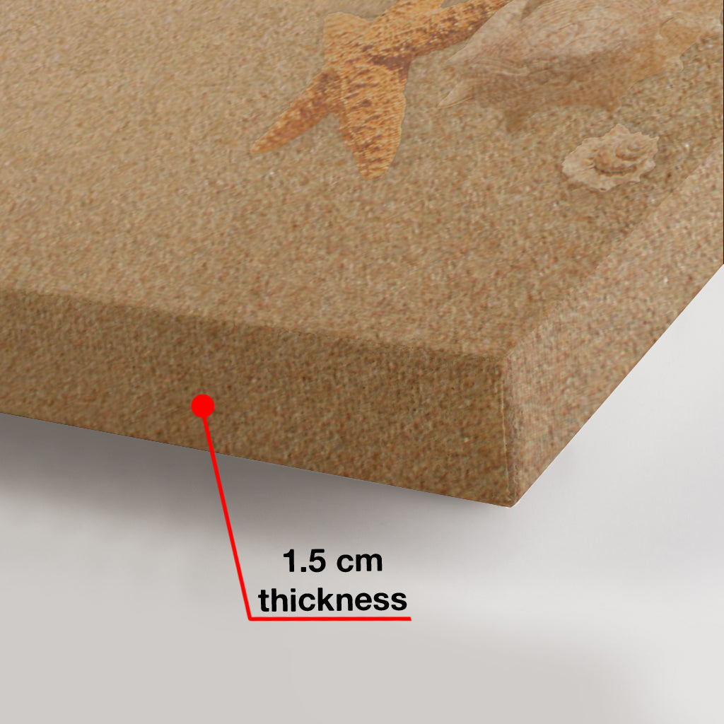 La vie est plus belle à la plage - Toile et affiche personnalisées pour les amoureux de la mer