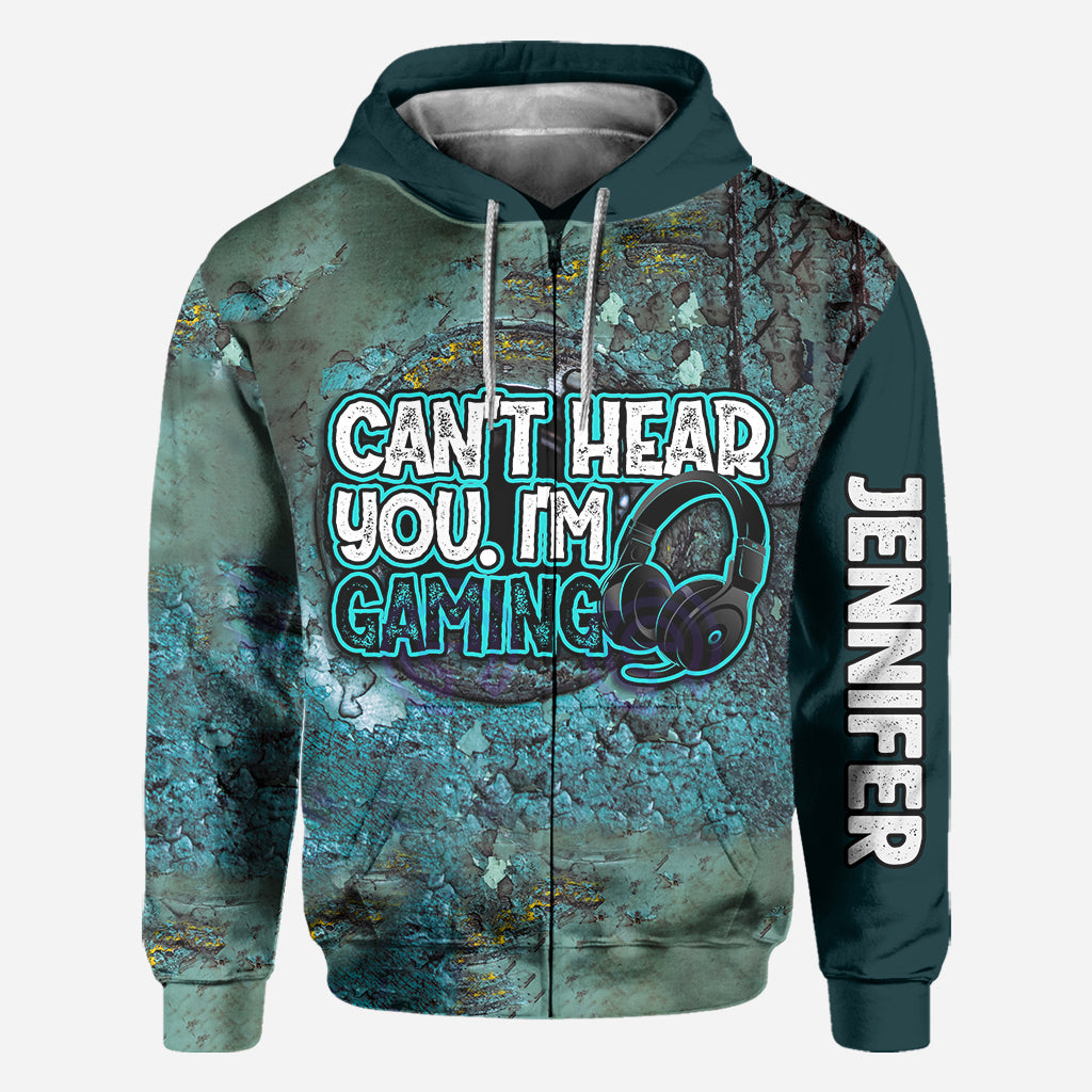 Je ne t'entends pas, je joue aux jeux vidéo - T-shirt personnalisé intégral inspiré des jeux vidéo