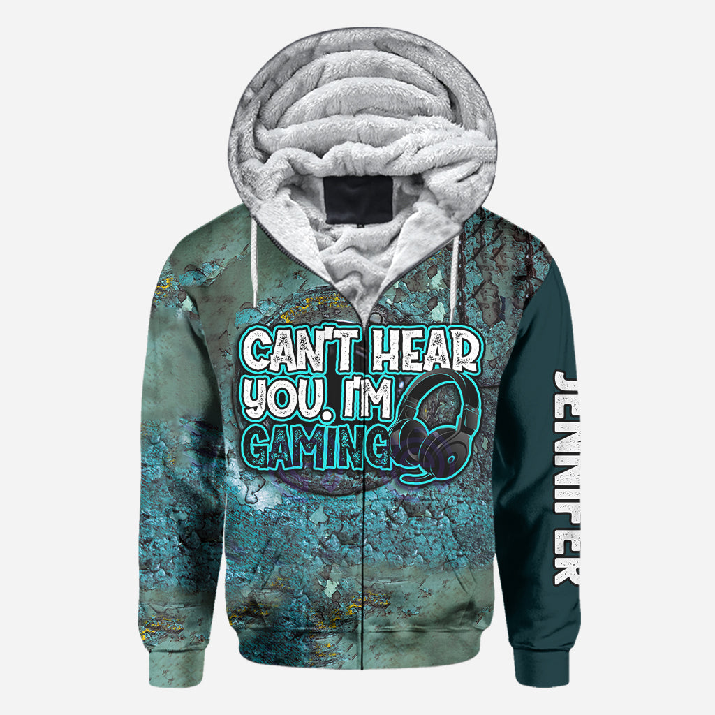 Je ne t'entends pas, je joue aux jeux vidéo - T-shirt personnalisé intégral inspiré des jeux vidéo