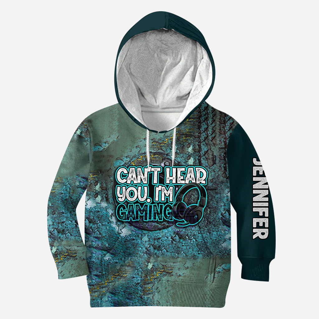 Je ne t'entends pas, je joue aux jeux vidéo - T-shirt personnalisé intégral inspiré des jeux vidéo