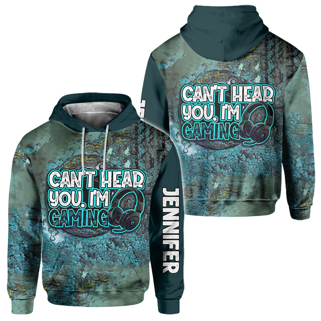 Je ne t'entends pas, je joue aux jeux vidéo - T-shirt personnalisé intégral inspiré des jeux vidéo