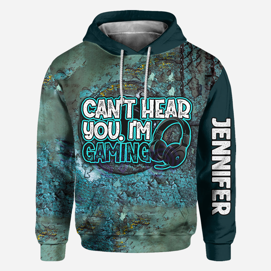 Je ne t'entends pas, je joue aux jeux vidéo - T-shirt personnalisé intégral inspiré des jeux vidéo