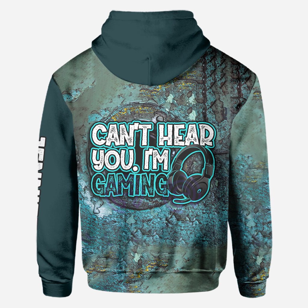 Je ne t'entends pas, je joue aux jeux vidéo - T-shirt personnalisé intégral inspiré des jeux vidéo