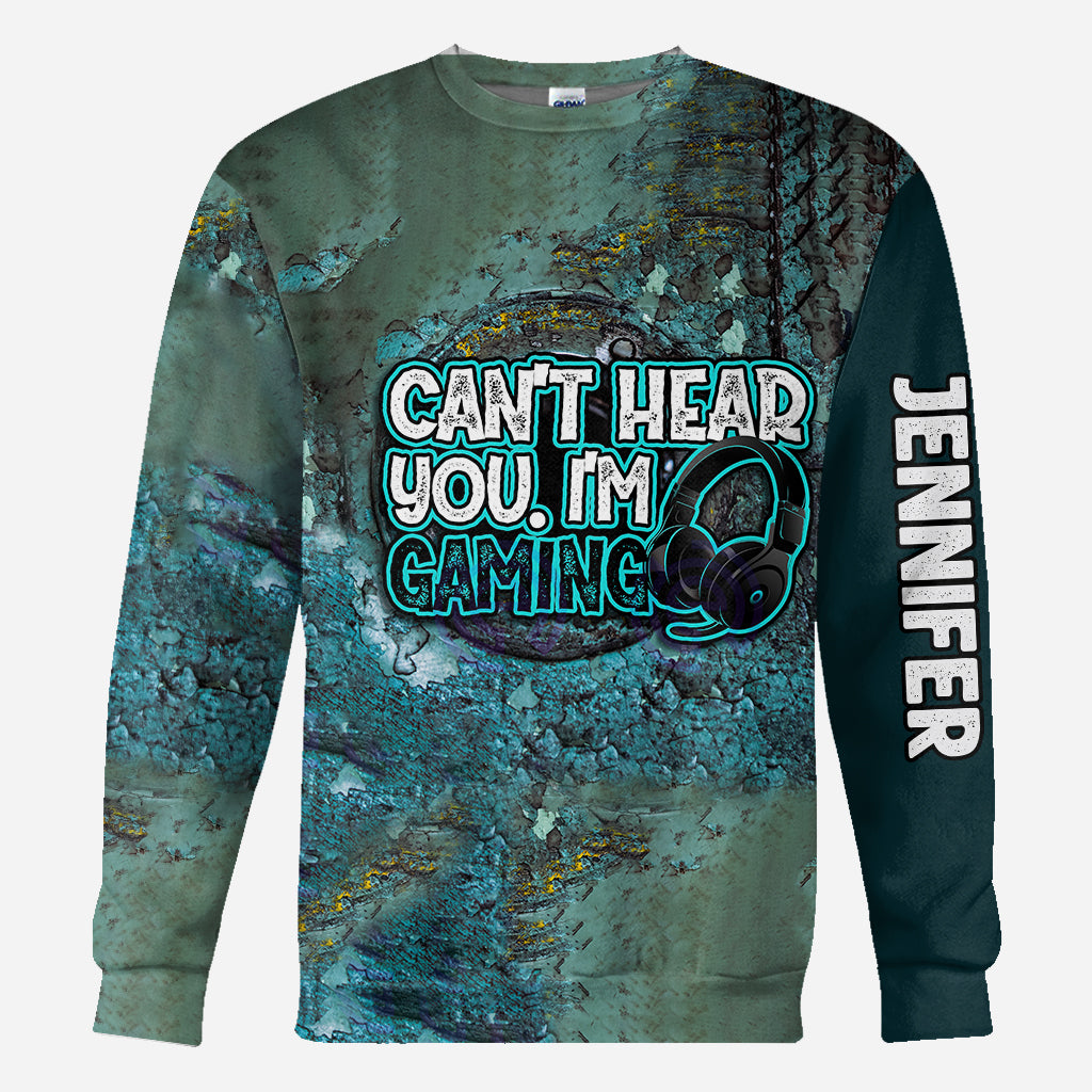 Je ne t'entends pas, je joue aux jeux vidéo - T-shirt personnalisé intégral inspiré des jeux vidéo