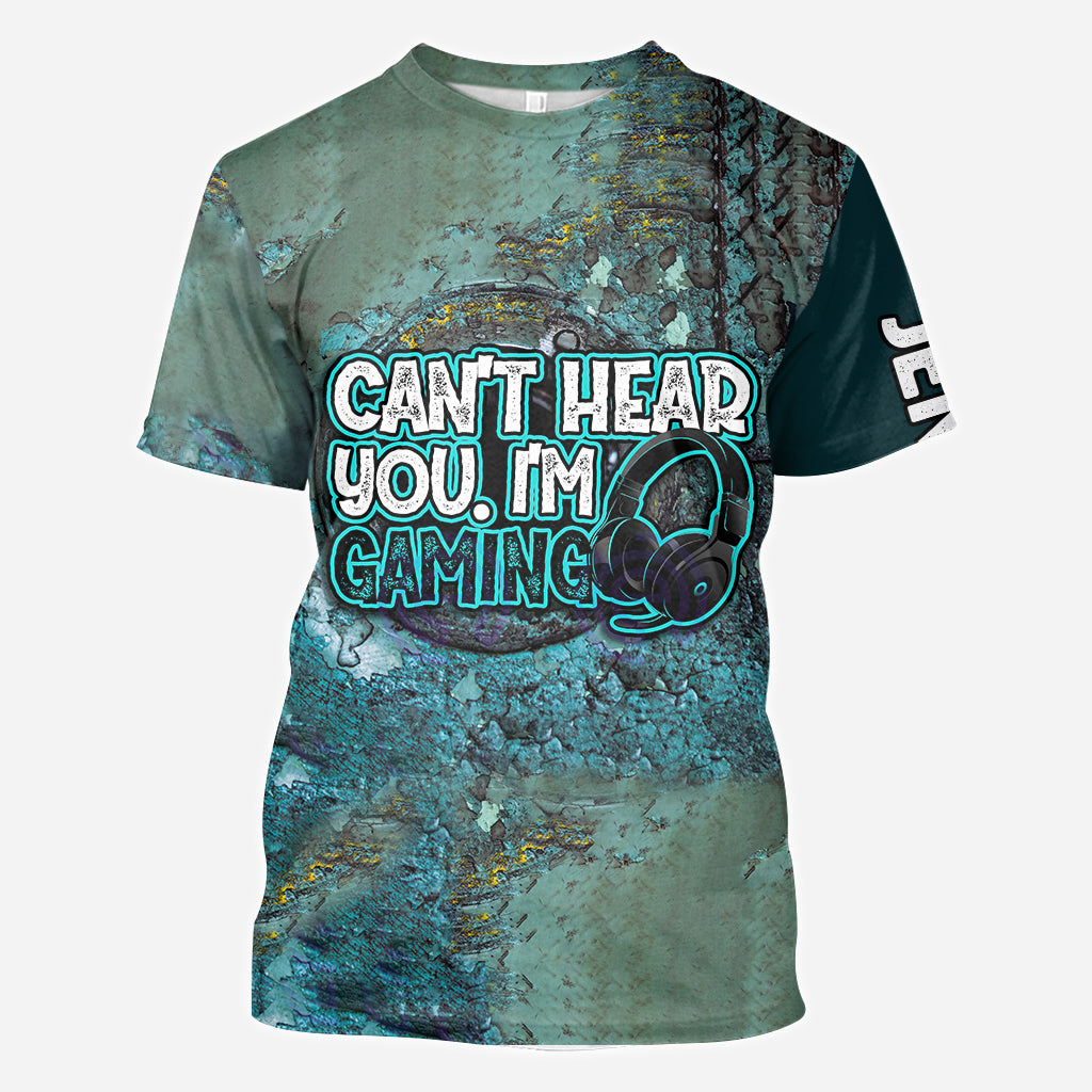 Je ne t'entends pas, je joue aux jeux vidéo - T-shirt personnalisé intégral inspiré des jeux vidéo