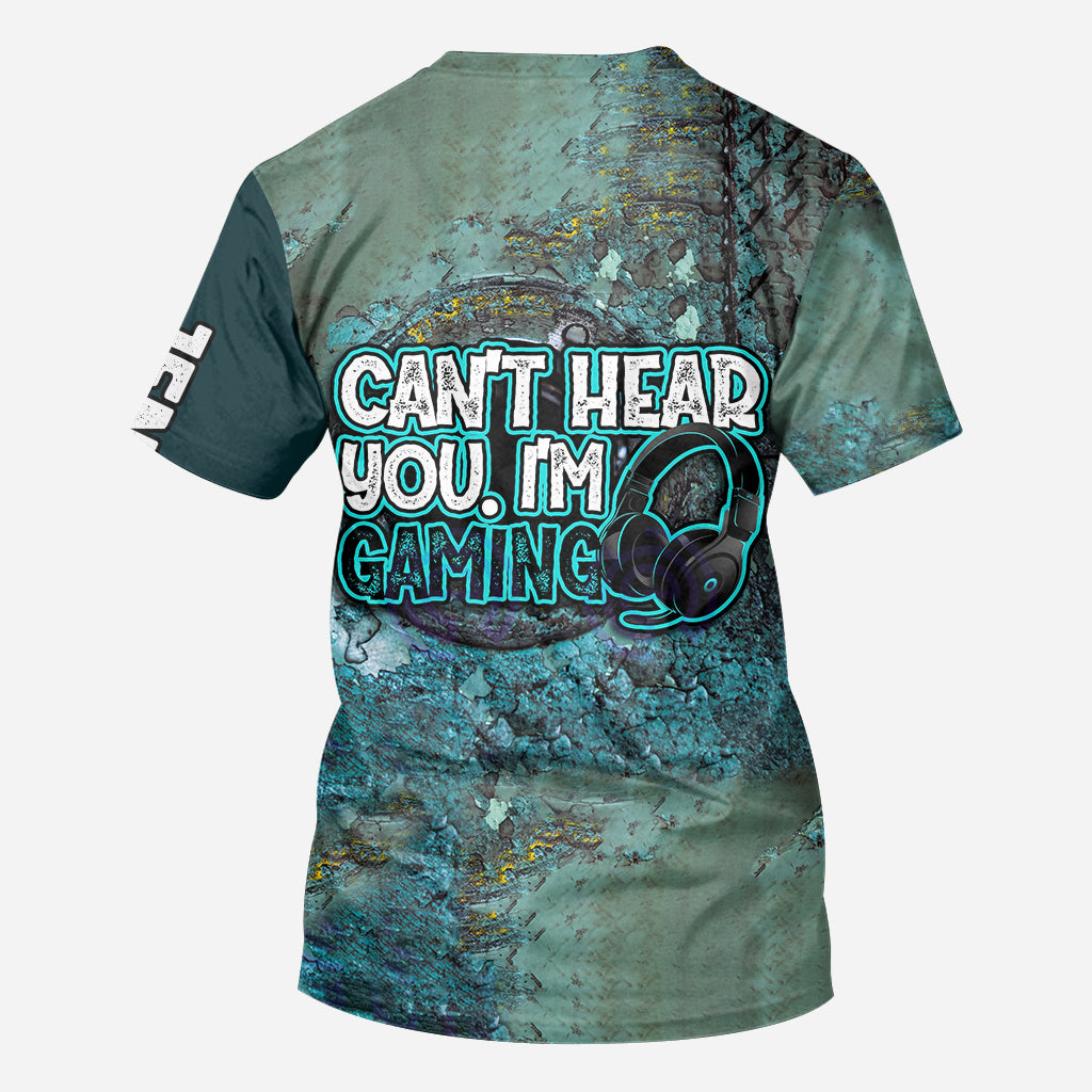 Je ne t'entends pas, je joue aux jeux vidéo - T-shirt personnalisé intégral inspiré des jeux vidéo