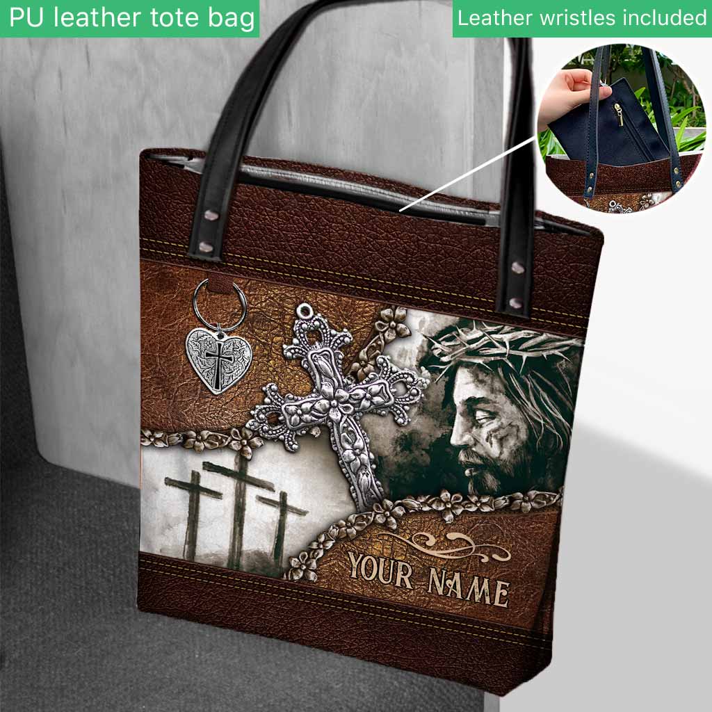 Croix chrétienne « La foi plutôt que la peur » - Sac fourre-tout personnalisé