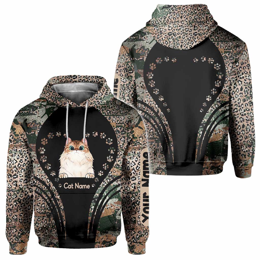 T-shirt et sweat à capuche personnalisés « J’adore les chats »