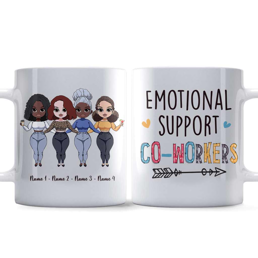 Mug personnalisé pour enseignant(e) - Soutien émotionnel entre collègues