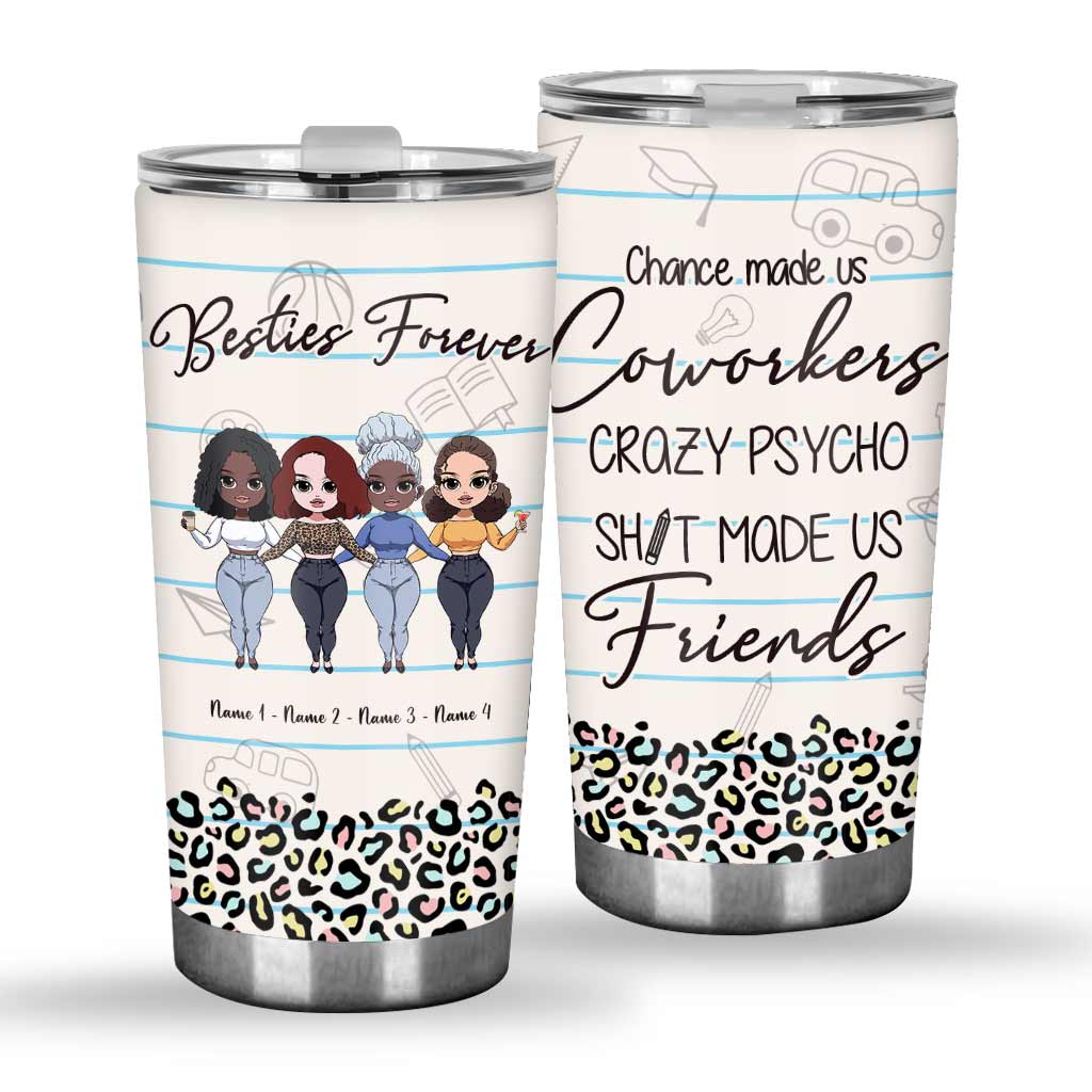 Le hasard a fait de nous des collègues - Gobelet personnalisé pour enseignants