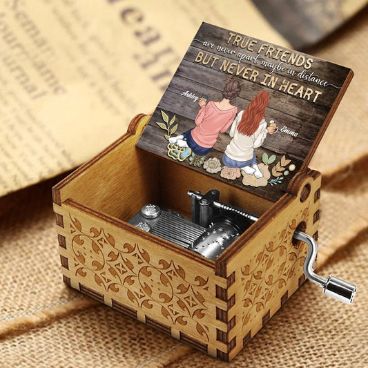 Notre amitié est une véritable bénédiction - Boîte à musique à manivelle personnalisée pour meilleure amie