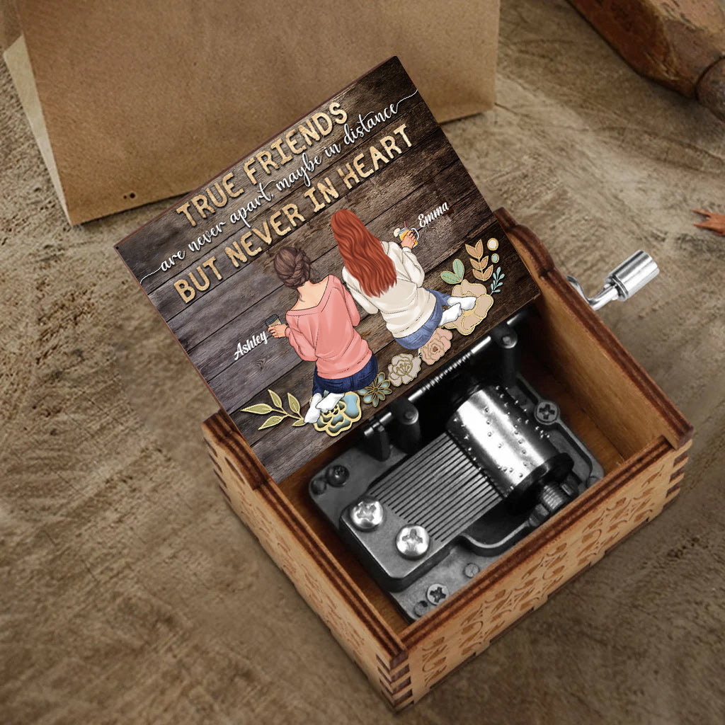 Notre amitié est une véritable bénédiction - Boîte à musique à manivelle personnalisée pour meilleure amie