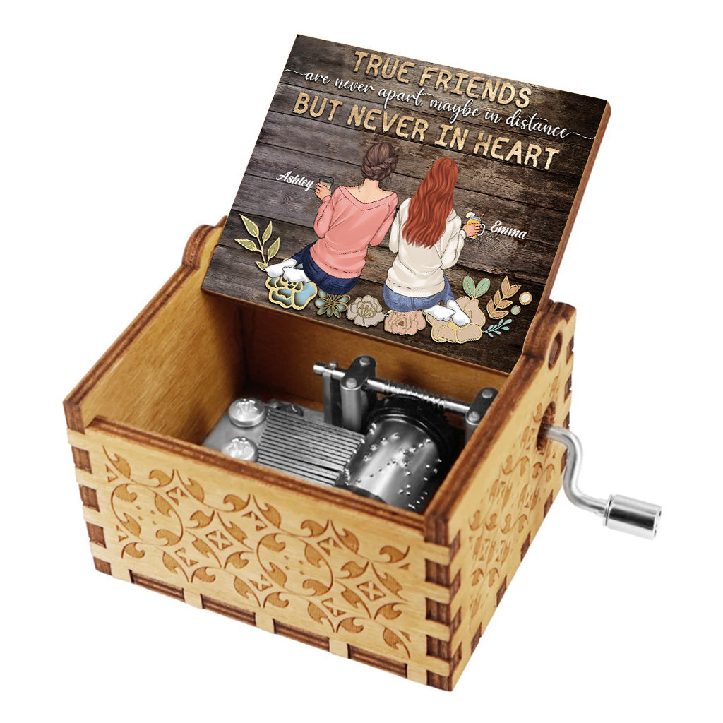 Notre amitié est une véritable bénédiction - Boîte à musique à manivelle personnalisée pour meilleure amie